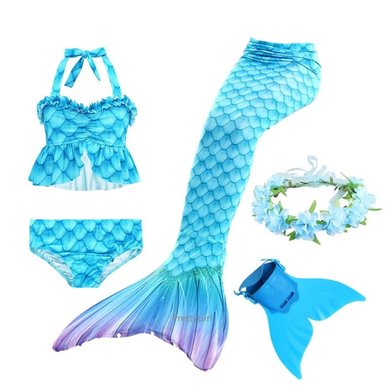 monopalme-nage-sirene-turquoise-accessoire-aquatique-adulte-enfant
