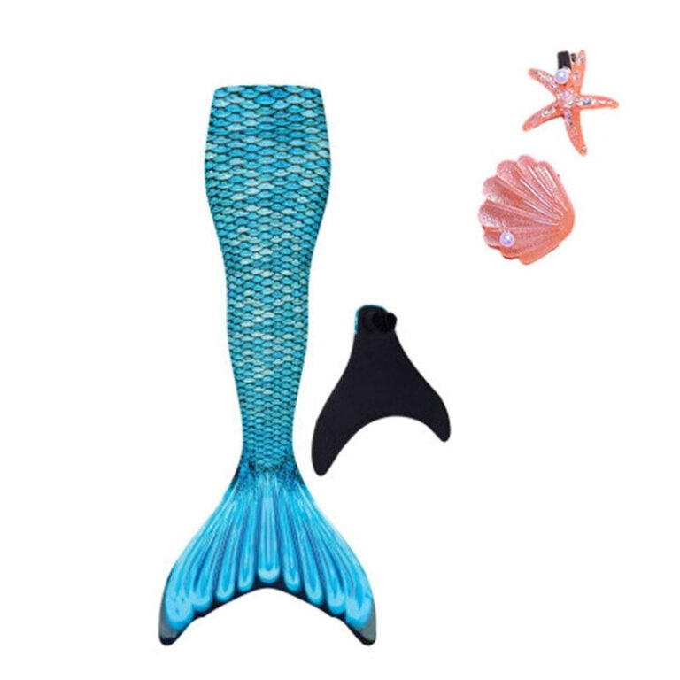 queue-de-baignade-fantaisie-bleu-ocean-motif-ecailles-accessoire-aquatique-adulte-et-enfant