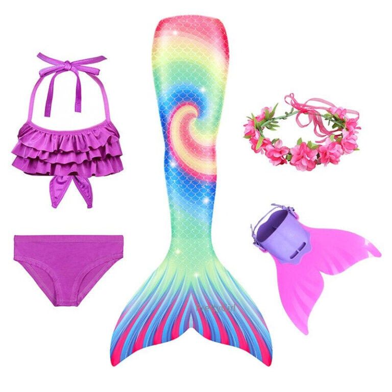 queue-de-bain-fantaisie-multicolore-pour-enfant-et-adulte-plongee-aquatique-sure