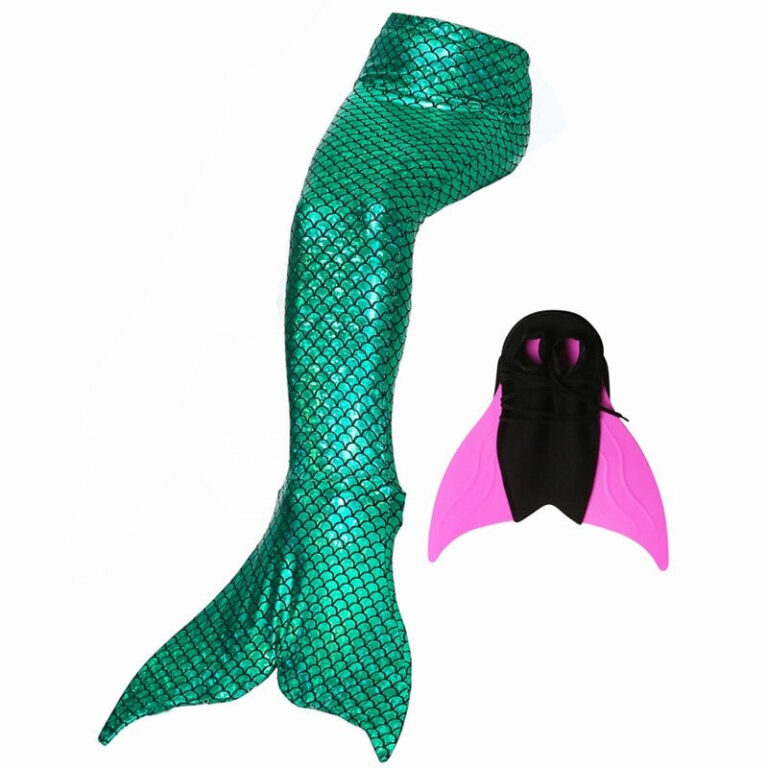 queue-de-sirene-nageable-costume-aquatique-enfants-adultes-vert-emeraude-2